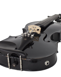 Cecilio 4-4 CVNAE-Black - SR Ebony Fitted Acoustic-Electric Violin