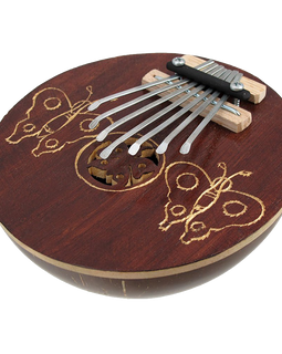 Hand Carved Coconut Karimba Mbira Thumb Piano